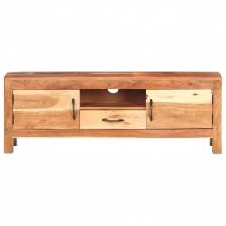 Szafka pod TV, 116x30x40 cm, lite drewno akacjowe