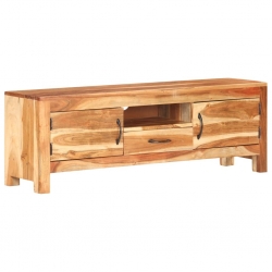 Szafka pod TV, 116x30x40 cm, lite drewno akacjowe