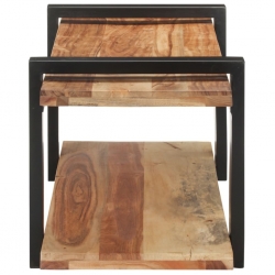 Szafka pod TV, 90x40x40 cm, lite drewno akacjowe