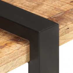 Szafka pod TV, 160x40x40 cm, lite, surowe drewno mango