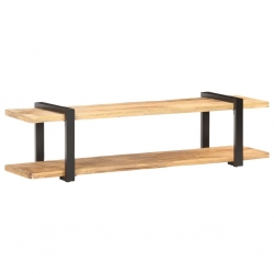 Szafka pod TV, 160x40x40 cm, lite, surowe drewno mango