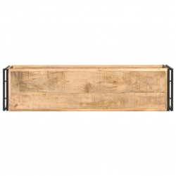 Szafka pod TV, 120x30x40 cm, surowe drewno mango