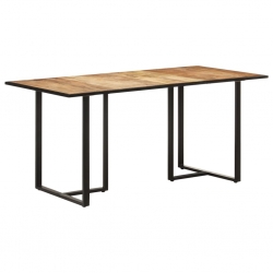 Stół jadalniany, 160 cm, surowe drewno mango