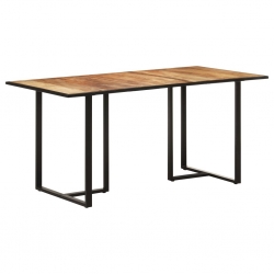 Stół jadalniany, 160 cm, surowe drewno mango