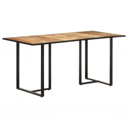 Stół jadalniany, 160 cm, surowe drewno mango