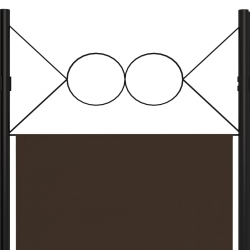Parawan 6-panelowy, brązowy, 240 x 180 cm