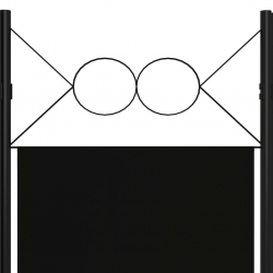 Parawan 6-panelowy, czarny, 240 x 180 cm