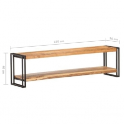 Szafka pod telewizor, 150x30x40 cm, lite drewno akacjowe