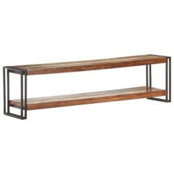 Szafka pod telewizor, 150x30x40 cm, lite drewno z odzysku