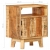 Stolik nocny, 40x30x50 cm, surowe drewno mango