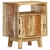 Stolik nocny, 40x30x50 cm, surowe drewno mango