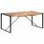 Stół jadalniany, 180x90x75 cm, drewno stylizowane na sheesham
