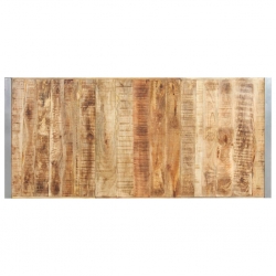 Stół jadalniany, 220x100x75 cm, surowe, lite drewno mango