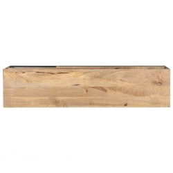 Szafka pod TV, 130x30x45 cm, surowe drewno mango