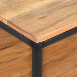 Szafka pod TV, 130 x 30 x 45 cm, lite drewno akacjowe