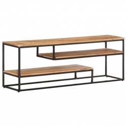 Szafka pod TV, 130 x 30 x 45 cm, lite drewno akacjowe