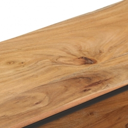 Szafka pod TV, 130 x 30 x 45 cm, lite drewno akacjowe