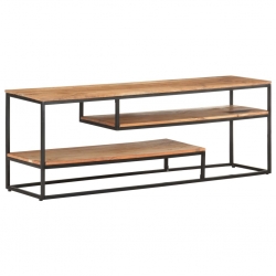 Szafka pod TV, 130 x 30 x 45 cm, lite drewno akacjowe