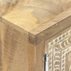 Stolik kawowy, 90 x 50 x 35 cm, lite drewno mango