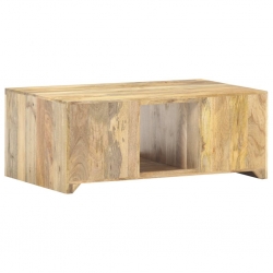 Stolik kawowy, 90 x 50 x 35 cm, lite drewno mango