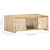 Stolik kawowy, 90 x 50 x 35 cm, lite drewno mango