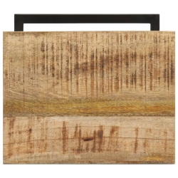 Stoliki boczne, 2 szt., 31,5 x 24,5 x 64,5 cm, drewno mango