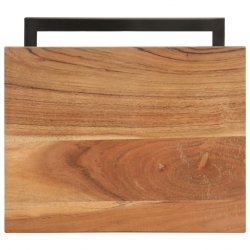 Stoliki boczne, 2 szt., 31,5 x 24,5 x 64,5 cm, drewno akacjowe