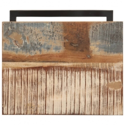 Stoliki boczne, 2 szt., 31,5 x 24,5 x 64,5 cm, drewno z odzysku
