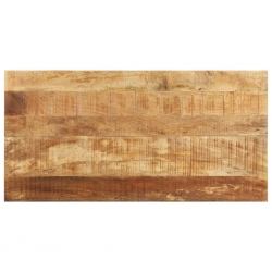 Stół jadalniany, 140 x 70 x 76 cm, surowe drewno mango