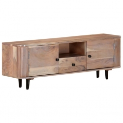 Szafka pod TV, 118x30x40 cm, lite drewno akacjowe