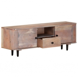 Szafka pod TV, 118x30x40 cm, lite drewno akacjowe