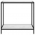 Stolik konsolowy, biały, 80x35x75 cm, szkło hartowane