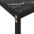 Stolik konsolowy, czarny, 80x35x75 cm, szkło hartowane