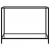 Stolik konsolowy, przezroczysty, 100x35x75 cm, szkło hartowane