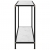 Stolik konsolowy, biały, 100x35x75 cm, szkło hartowane