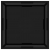 Stolik kawowy, czarny, 60x60x35 cm, szkło hartowane