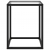 Stolik kawowy, czarny, szkło hartowane, 40x40x50 cm