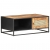 Stolik kawowy, 90x50x35 cm, drewno mango i naturalna trzcina
