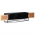 Szafka pod TV, 120x30x40 cm, surowe drewno mango