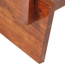 Stolik kawowy, 60 cm, lite drewno akacjowe