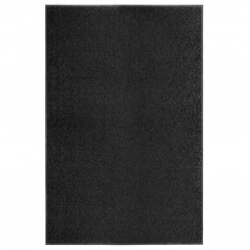 Wycieraczka z możliwością prania, czarna, 120 x 180 cm