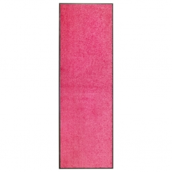 Wycieraczka z możliwością prania, różowa, 60 x 180 cm