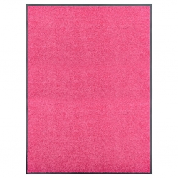 Wycieraczka z możliwością prania, różowa, 90 x 120 cm