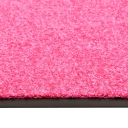 Wycieraczka z możliwością prania, różowa, 90 x 120 cm