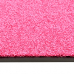 Wycieraczka z możliwością prania, różowa, 90 x 150 cm