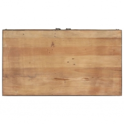 Stolik kawowy, 90x50x39 cm, lite drewno z odzysku