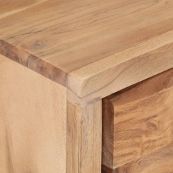 Szafka pod TV, 120x30x42 cm, drewno akacjowe, naturalna krawędź