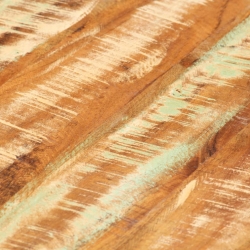 Stolik kawowy, szary, 68 x 68 x 30 cm, lite drewno z odzysku