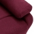 2-osobowa sofa rozkładana, fioletowa, tapicerowana tkaniną