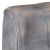 Fotel z prawdziwej, koziej skóry, 60x80x87 cm, szary